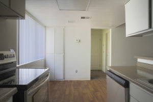 Floor Plan E - Kitchen - Kendall Brook Apartments, San Bernardino, CA
