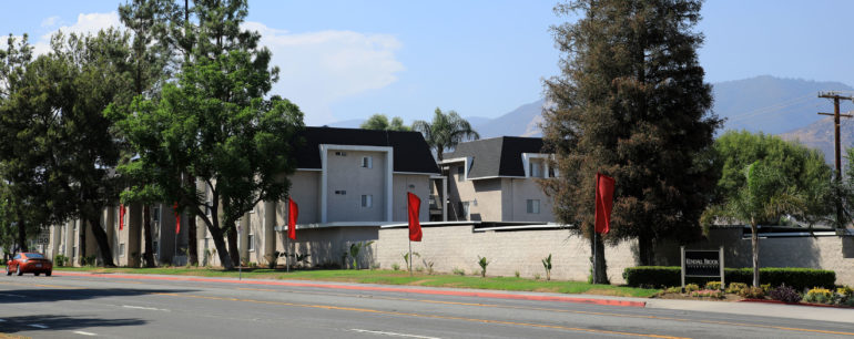 External view of Kendall Brook Apartments San Bernardino, CA